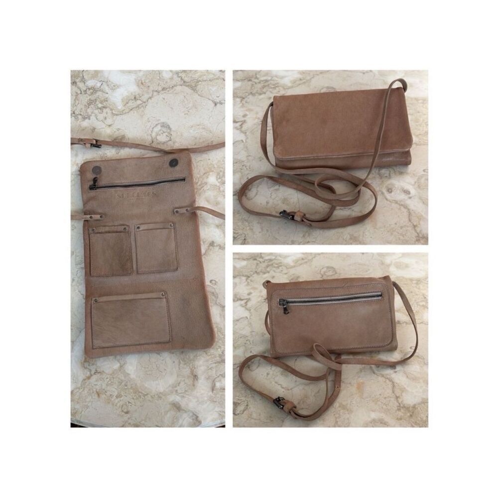 Soho Bags Made In Italy Leather Compact Crossbody Organizer Bag